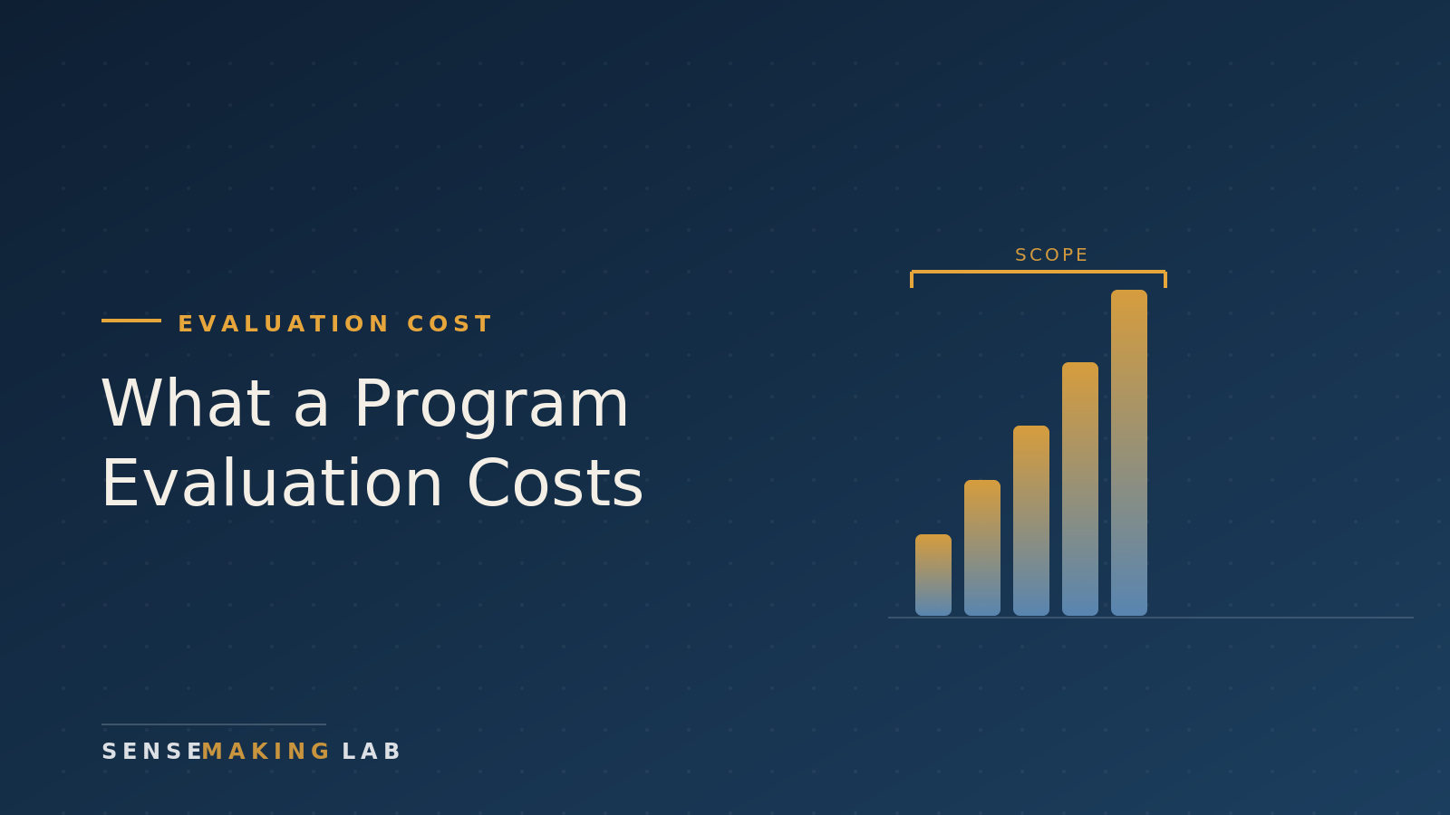 What a Program Evaluation Costs
